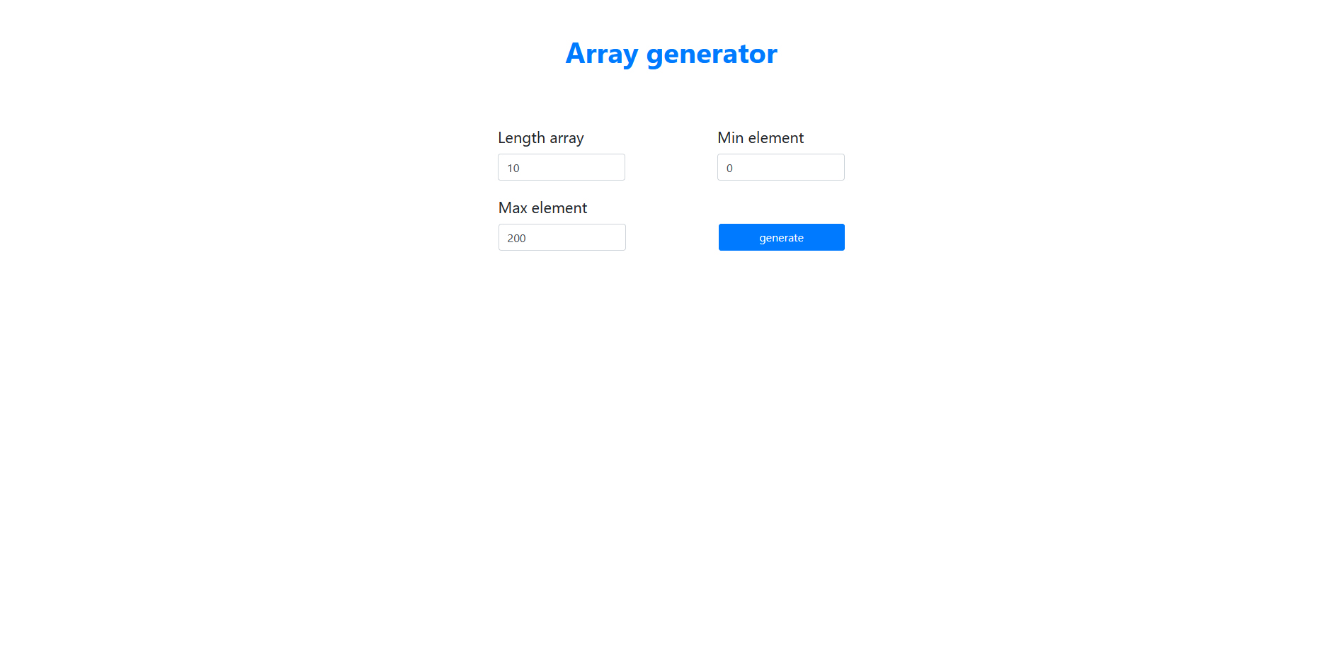 array