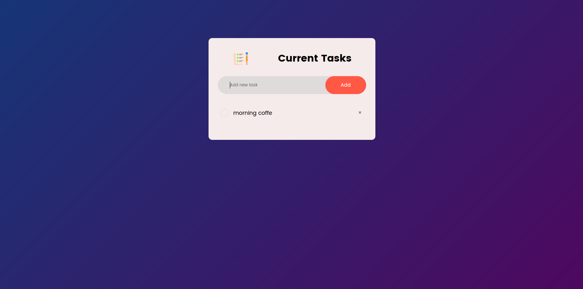 currentTasks